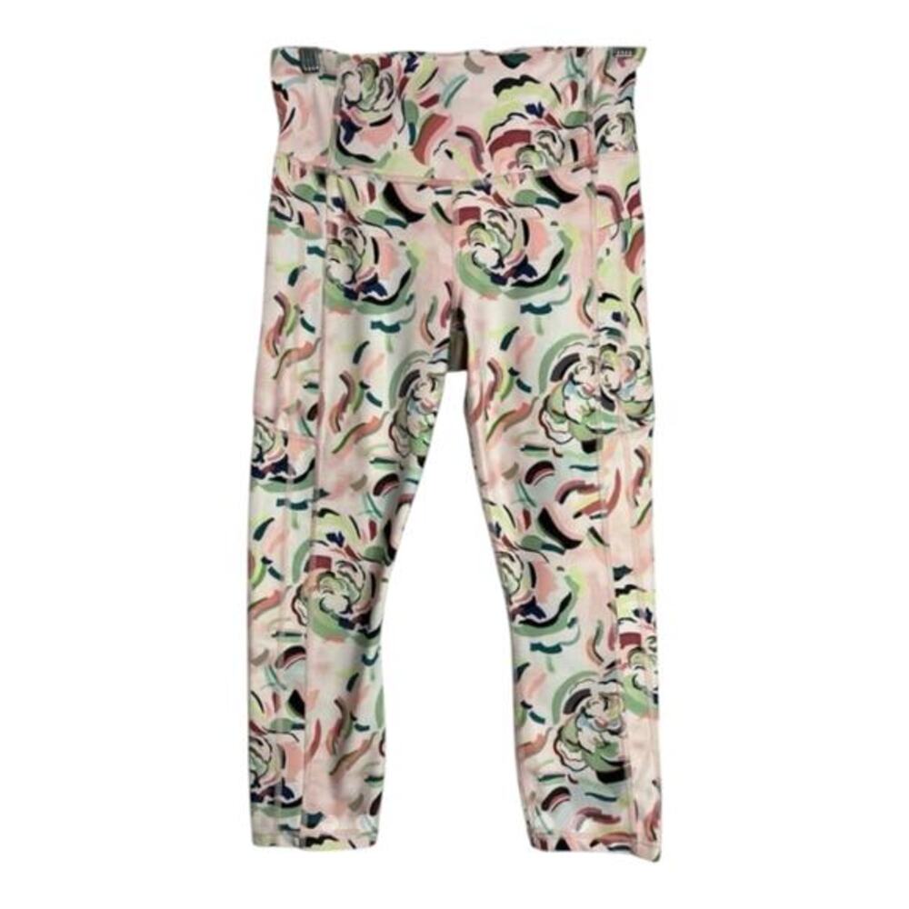 Athleta Women's Ultimate Stash II Capri color Elegance Floral Orchid Plus 3X New - Picture 6 of 16